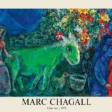 Marc Chagall L'âne vert 1973 Modernist Surrealist Art Print