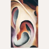 Leaf Motif, Georgia O'Keeffe Abstract Leaf Wall Art Print