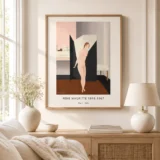 Magritte Nu Poster, 1925 Geometric Figure Wall Art Print