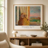 Magritte Owl Print, Sleepwalker Pipe Surreal Wall Art Print