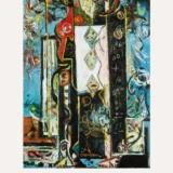 Jackson Pollock Male and Female 1942 Abstract Expressionist Art Print
