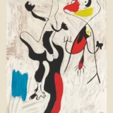 Joan Miro Man and Woman 1935 Surrealist Abstract Art Print