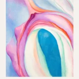 Music Pink Blue Print, Georgia O'Keeffe No. 2