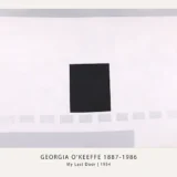 My Last Door Print, Georgia O'Keeffe Black Door Wall Art Print
