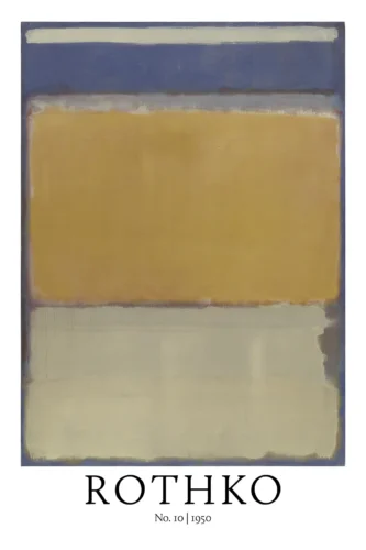 Mark Rothko No. 10 1950 Abstract Expressionist Art Print