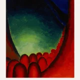 No 20 Special Print, Georgia O'Keeffe red blue Abstract