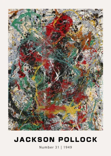Jackson Pollock Number 31 1949 Abstract Expressionist Art Print