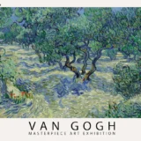 Van Gogh Olive Orchard 1889 Masterpiece Exhibition Art Print