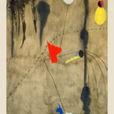 Joan Miro Painting 1925 Surrealist Abstract Exhibition Art Print