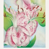 Pink Spotted Lilies Print, Georgia O'Keeffe Floral Art