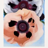 Poppies Print, Georgia O'Keeffe Modern Floral Wall Art Print