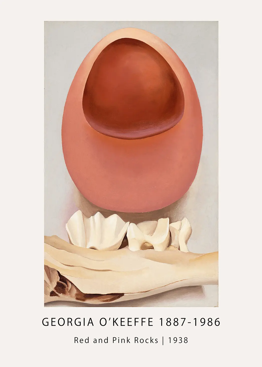 Exclusive Georgia O'Keeffe print - Red and Pink Rocks 1938 Art Poster