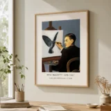 René Magritte Clairvoyance Print, Egg and Bird Portrait