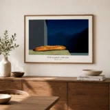 René Magritte Future Art Print, Baguette Night Scene