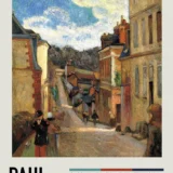 Paul Gauguin Rue Jouvenet in Rouen 1884 Impressionist Art Print