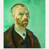 Van Gogh Self-Portrait Dedicated to Paul Gauguin Exhibition Art Print