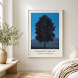 Sixteenth of September Print, Magritte Moon Tree Wall Art Print