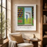 Song of Love Print, Magritte Fish-Human Surrealist Wall Art Print
