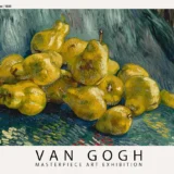 Van Gogh Still Life with Quinces 1889 Exhibition Art Print