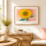 Sunflower from Maggie Print, Georgia O'Keeffe Floral Art