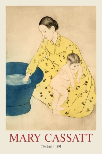 Mary Cassatt The Bath 1891 Impressionist Exhibition Art Print