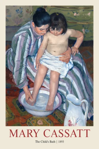 Mary Cassatt The Child's Bath 1893 Impressionist Art Print