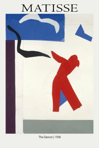 Henri Matisse The Dancer 1938 Abstract Exhibition Art Print