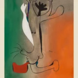 Miro The Man and the Bird 1935 Abstract Modern Art Print