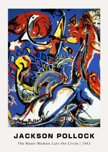 Jackson Pollock The Moon-Woman Cuts the Circle 1943 Art Print