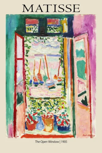 Matisse The Open Window, Collioure 1905 Exhibition Art Print