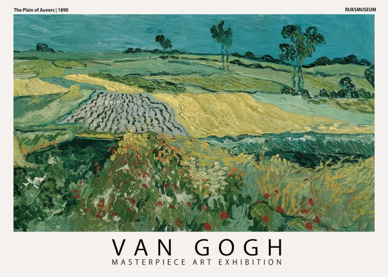 Plain Auvers van Gogh — impressionist depiction of the French countryside featuring sweeping