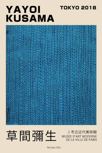 Yayoi Kusama The Sea 1952 Tokyo Exhibition Museum Art Print