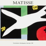 Matisse Swimmer in the Aquarium Abstract Modernist Art Print