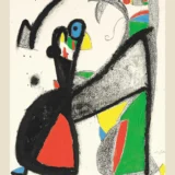 Joan Miro The Bird Speaks to the Star 1981 Abstract Art Print