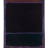 Mark Rothko Untitled Rust Blacks on Plum 1962 Exhibition Art Print