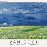 Wheatfield under Thunderclouds, Van Gogh Impressionist Art Print