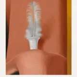 White Feather Print, Georgia O'Keeffe Modernist Wall Art Print
