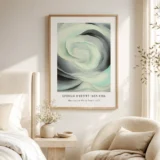 White Rose Print, Georgia O'Keeffe Abstract Floral Art