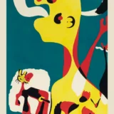 Joan Miro Woman and Dog in Front of the Moon 1935 Art Print