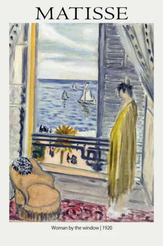 Henri Matisse Woman by the Window 1920 Impressionist Art Print