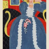 Henri Matisse Woman in Blue Exhibition Poster Art Print