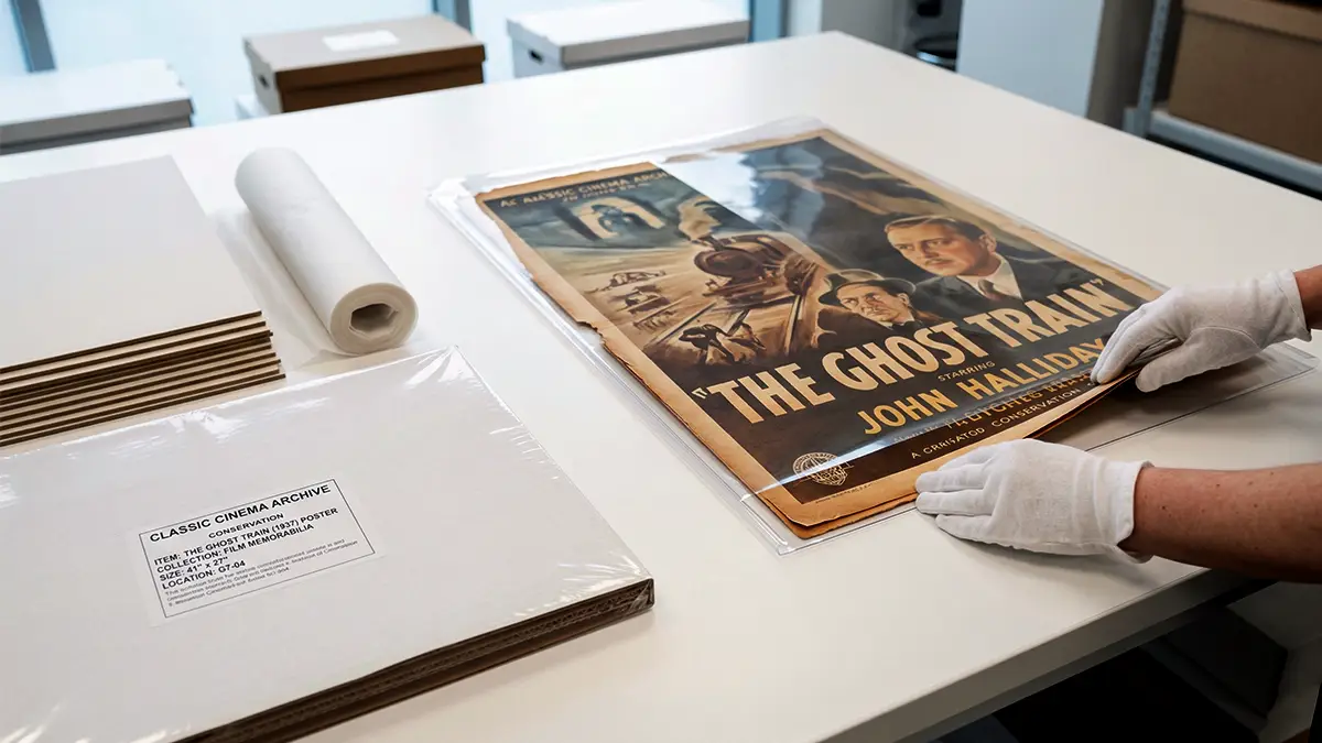 How To Authenticate Vintage Movie Posters: A Collector'S Guide Archival Polyester Sleeve Storage For Vintage Movie Poster