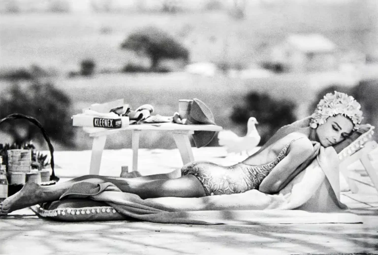 Audrey Hepburn Two For the Road France print showing two for the road," south of france, 1966 with archival tone