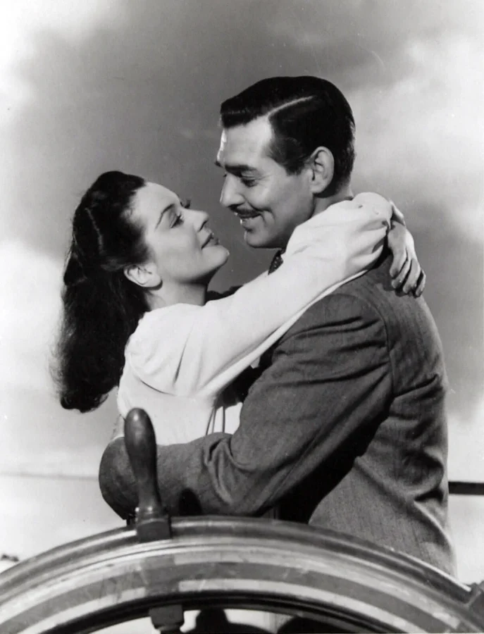 Clark Gable Rosalind Russell — black and white film still featuring Clark Gable and Rosalind Russell