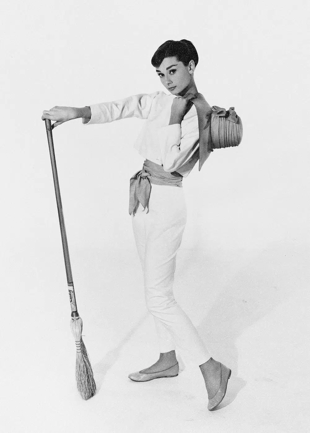 Audrey Hepburn Classic Portrait archival portrait print showing classic portrait with archival tone