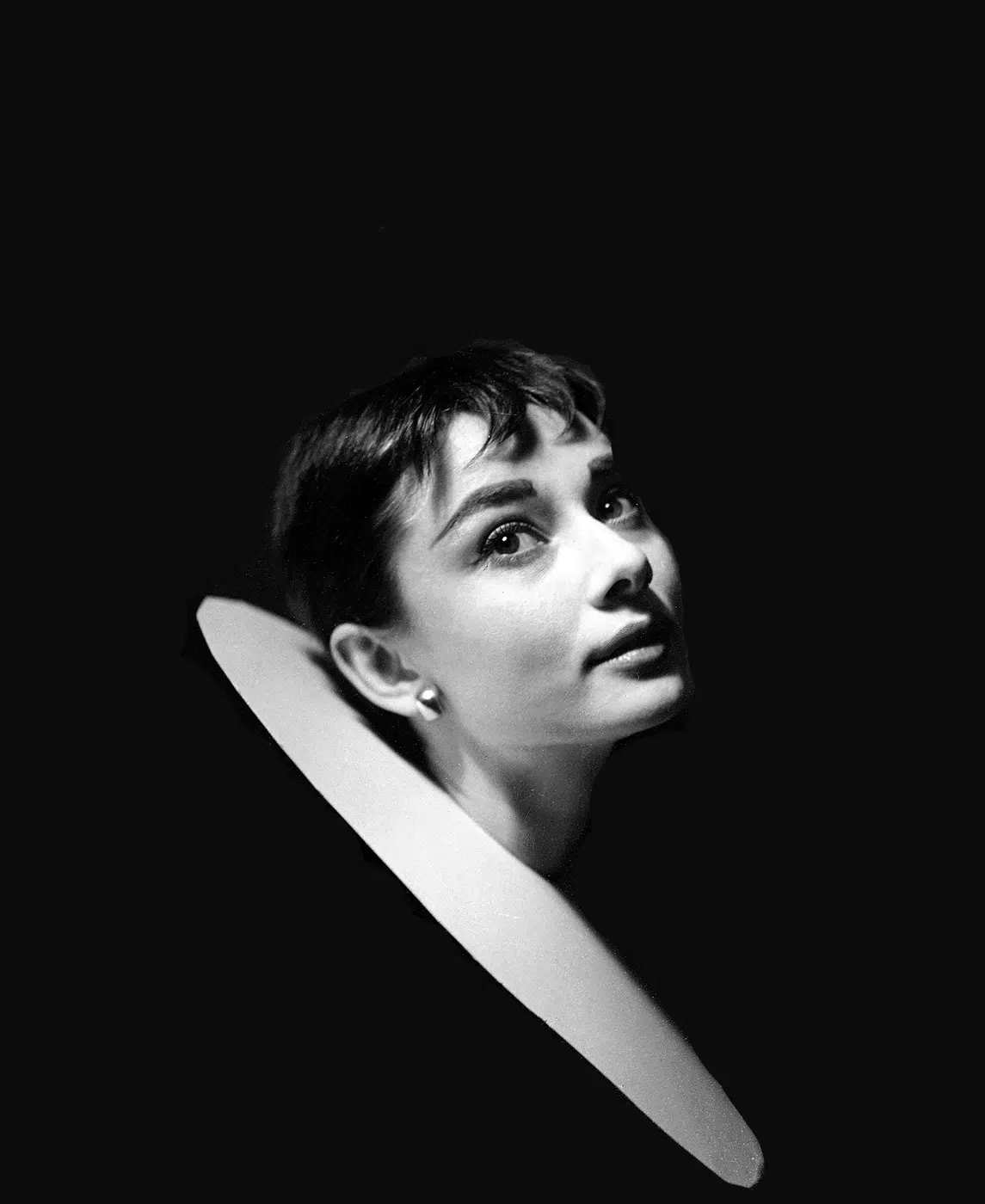 Audrey Hepburn March 1954 11 print showing march 1954 11 with archival tone