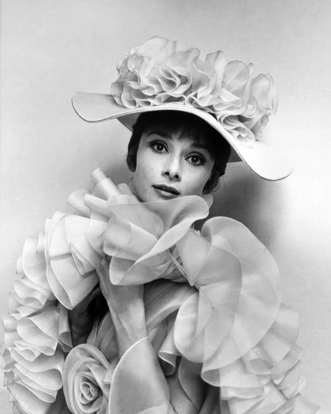 Audrey Hepburn Eliza Doolittle Portrait print showing as eliza doolittle, 1963 with archival tone