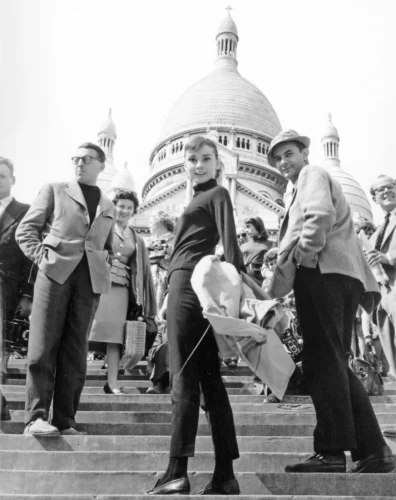Audrey Hepburn Funny Face Paris Sacre-Coeur Film Photo Photography Print