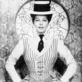 Ava Gardner Top Hat Costume Black and White Photography Print