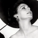 Ava Gardner 1963 Portrait, Black and White Celebrity Photography Print